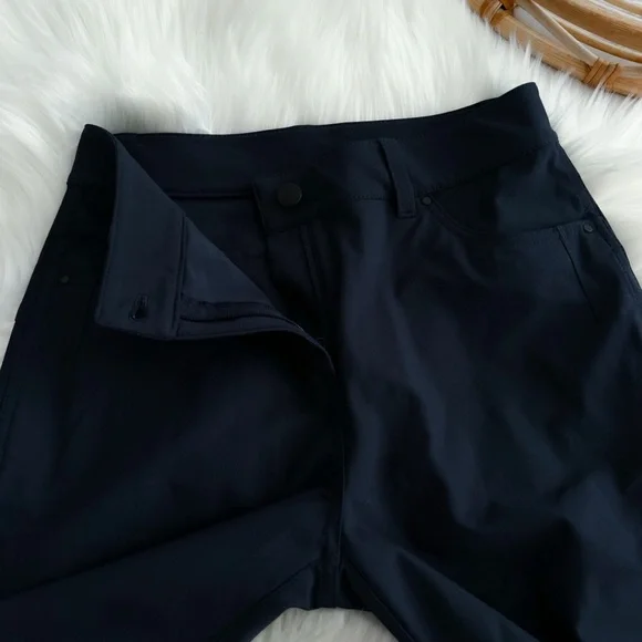 Lululemon City Sleek 5 Pocket High Rise  Pant 30" True Navy Dark Blue - Picture 8 of 16
